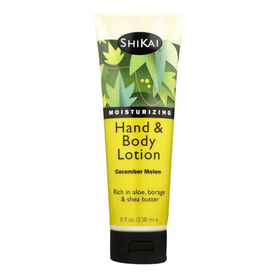 Shikai All Natural Hand And Body Lotion Cucumber Melon - 8 Fl Oz - Orca Market