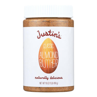 Justin's Nut Butter Almond Butter - Classic - Case Of 6 - 16 Oz. - Orca Market