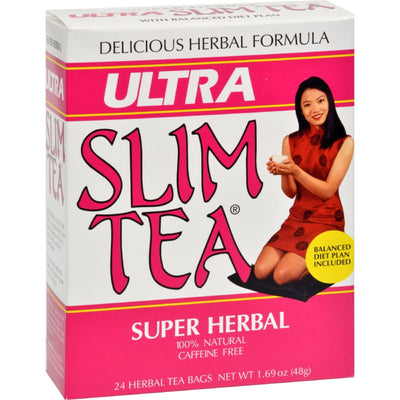 Hobe Labs Ultra Slim Tea Super Herbal - 24 Tea Bags - Orca Market