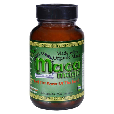 Maca Magic - Organic - 600 Mg - 60 Capsules - Orca Market