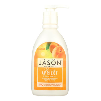 Jason Satin Shower Body Wash Apricot - 30 Fl Oz - Orca Market