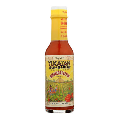 Try Me Yucatan Sunshine - Habanero Pepper Sauce - Case Of 6 - 5 Fl Oz. - Orca Market