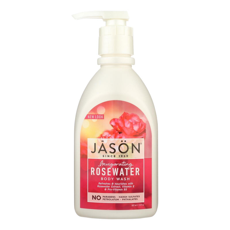 Jason Body Wash Pure Natural Invigorating Rosewater - 30 Fl Oz - Orca Market