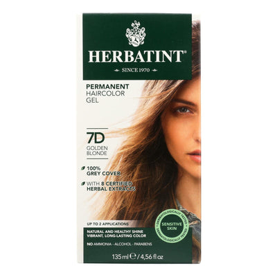 Herbatint Permanent Herbal Haircolour Gel 7d Golden Blonde - 135 Ml - Orca Market