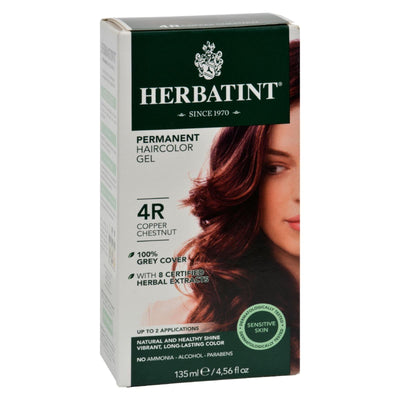 Herbatint Permanent Herbal Haircolour Gel 4r Copper Chestnut - 135 Ml - Orca Market