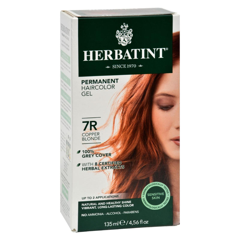 Herbatint Permanent Herbal Haircolour Gel 7r Copper Blonde - 135 Ml - Orca Market