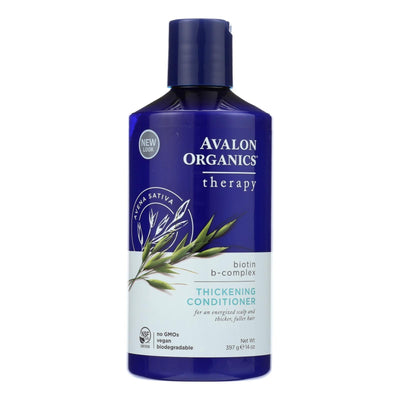 Avalon Organics Thickening Conditioner Biotin B-complex Therapy - 14 Fl Oz - Orca Market