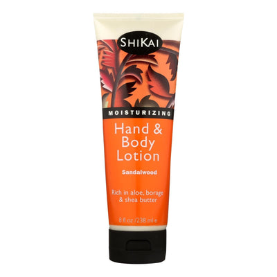 Shikai All Natural Hand And Body Lotion Sandlewood - 8 Fl Oz - Orca Market