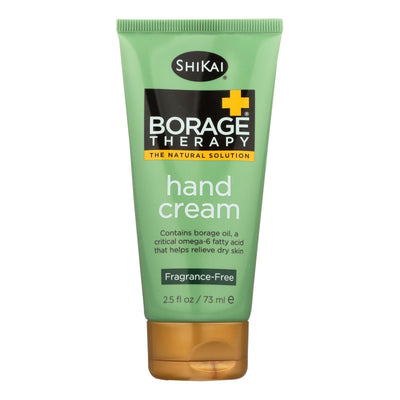 Shikai Borage Therapy Hand Cream Unscented - 2.5 Fl Oz - Orca Market