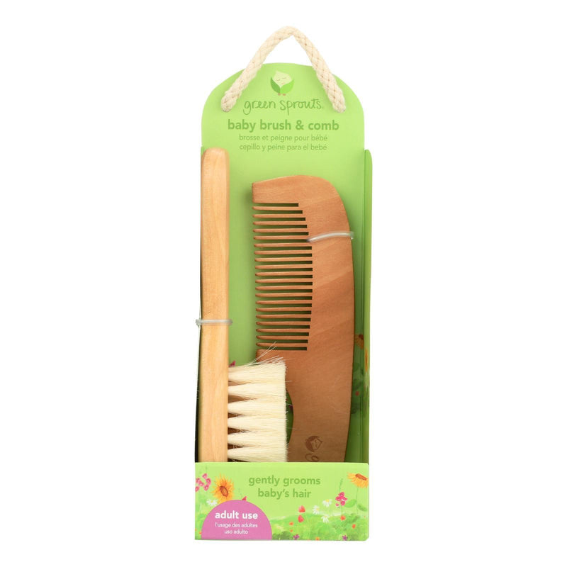 Green Sprouts Comb And Brush Set - Orca Market