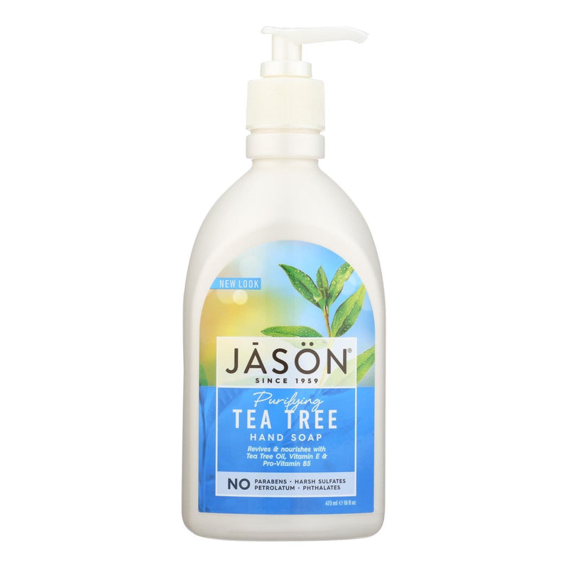 Jason Pure Natural Purifying Tea Tree Hand Soap - 16 Fl Oz - Orca Market