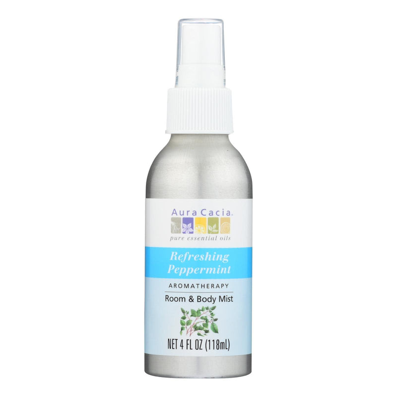 Aura Cacia - Aromatherapy Mist Peppermint Harvest - 4 Fl Oz - Orca Market