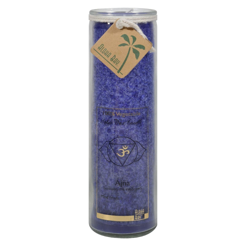 Aloha Bay - Unscented Chakra Jar Abundance Indigo - 1 Candle - Orca Market