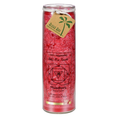 Aloha Bay - Unscented Chakra Jar Money Muladhara Red - 1 Candle - Orca Market