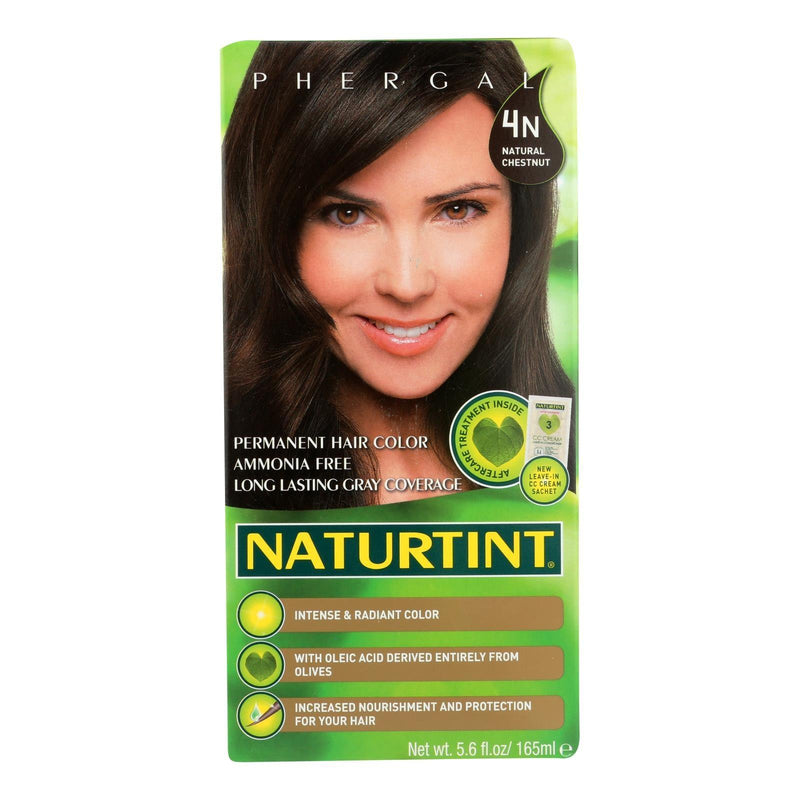 Naturtint Hair Color - Permanent - 4n - Natural Chestnut - 5.28 Oz - Orca Market