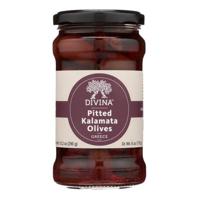 Divina - Organic Pitted Kalamata Olives - Case Of 6 - 6 Oz. - Orca Market