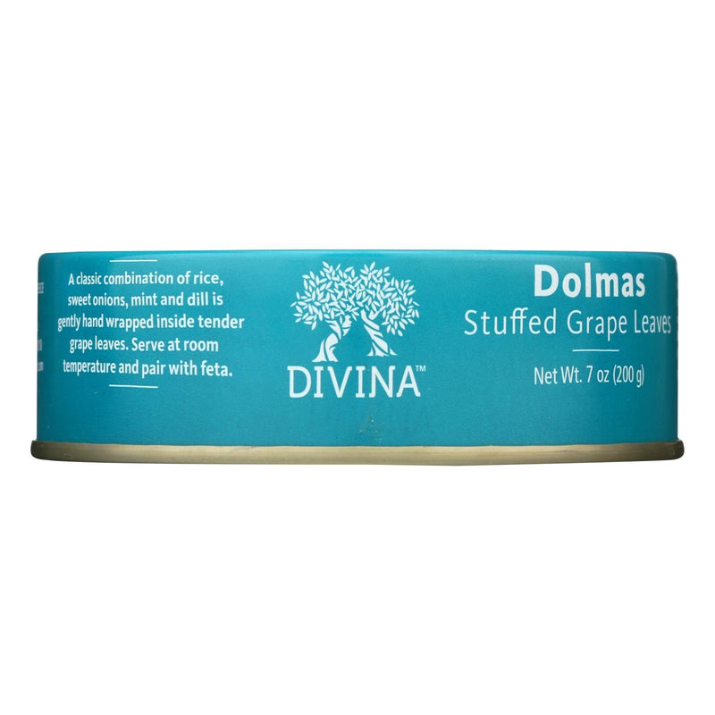 Divina - Dolmas Stuffed Grape Leaves - Case Of 12 - 7 Oz. - Orca Market