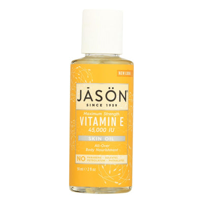 Jason Vitamin E Pure Natural Skin Oil Maximum Strength - 45000 Iu - 2 Fl Oz - Orca Market