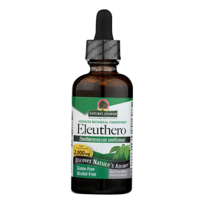 Nature's Answer - Eleuthero Root Alcohol Free - 2 Fl Oz - Orca Market