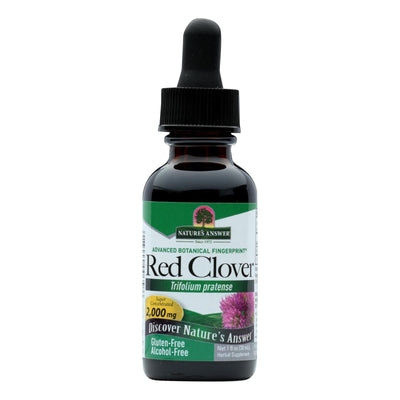 Nature's Answer - Red Clover Tops Extract - Alcohol-free - 1 Oz - Orca Market