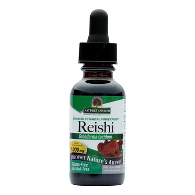 Nature's Answer - Reishi Fruiting Body Alcohol Free - 1 Fl Oz - Orca Market