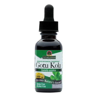 Nature's Answer - Gotu Kola Herb Alcohol Free - 1 Fl Oz - Orca Market