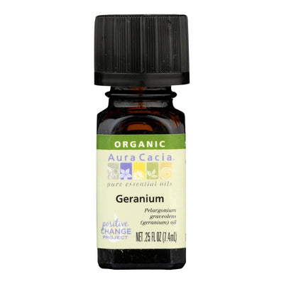 Aura Cacia - Organic Geranium - .25 Oz - Orca Market