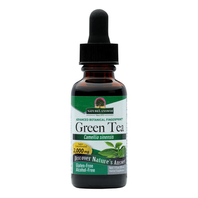 Nature's Answer - Green Tea Alcohol Free - 1 Fl Oz - Orca Market