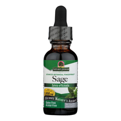 Nature's Answer - Sage - Alcohol Free - 1 Oz - Orca Market