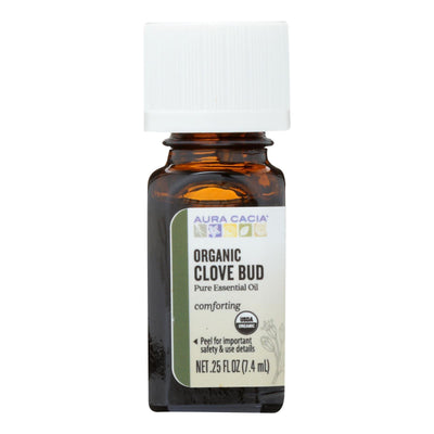 Aura Cacia - Organic Essential Oil - Clove Bud - .25 Oz - Orca Market