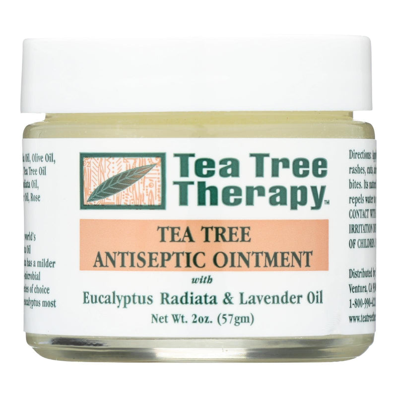 Tea Tree Therapy Antiseptic Ointment Eucalyptus Australiana And Lavender Oil - 2 Oz - Orca Market