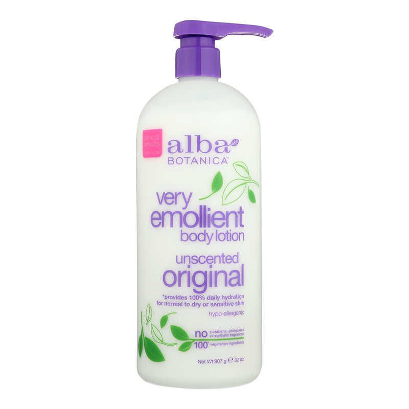 Alba Botanica - Very Emollient Body Lotion - Unscented - 32 Fl Oz - Orca Market