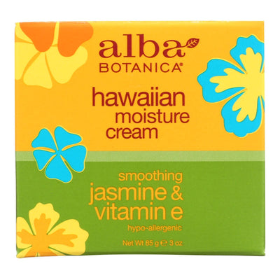 Alba Botanica - Hawaiian Moisture Cream Jasmine And Vitamin E - 3 Oz - Orca Market