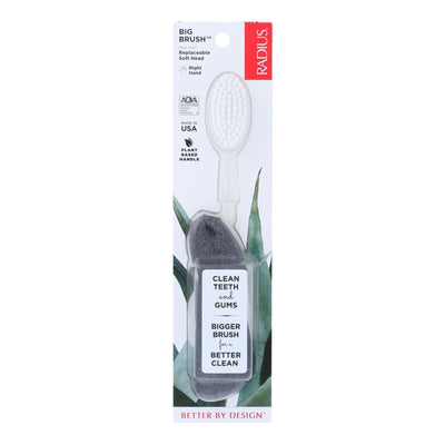 Radius - Original Right Hand Toothbrush Soft Bristles - 1 Toothbrush - Case Of 6 - Orca Market