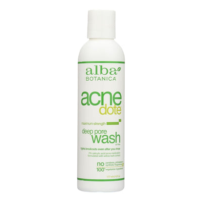 Alba Botanica - Natural Acnedote Deep Pore Wash - 6 Fl Oz - Orca Market