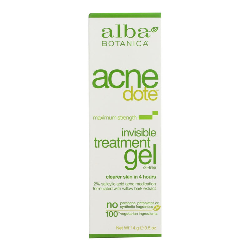 Alba Botanica - Natural Acnedote Invisible Treatment Gel - 0.5 Oz - Orca Market