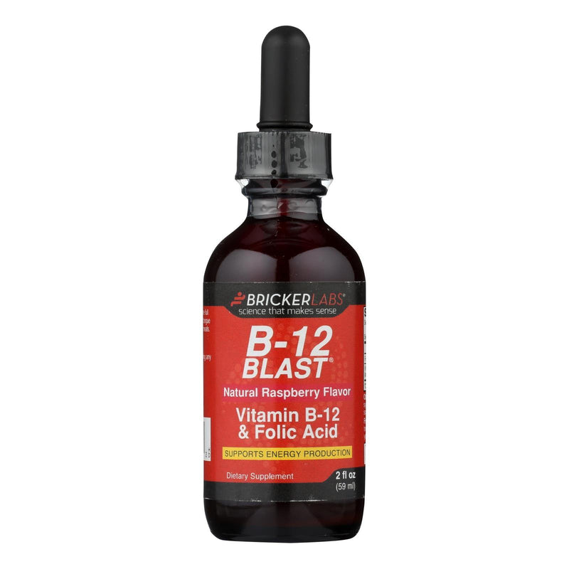 Bricker Labs - Blast B12 Vitamin B12 And Folic Acid - 2 Fl Oz - Orca Market