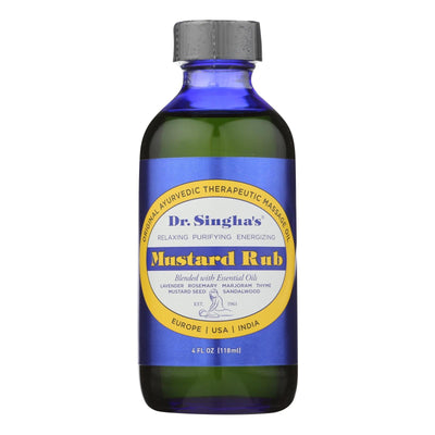 Dr. Singha's Mustard Rub - 4 Fl Oz - Orca Market