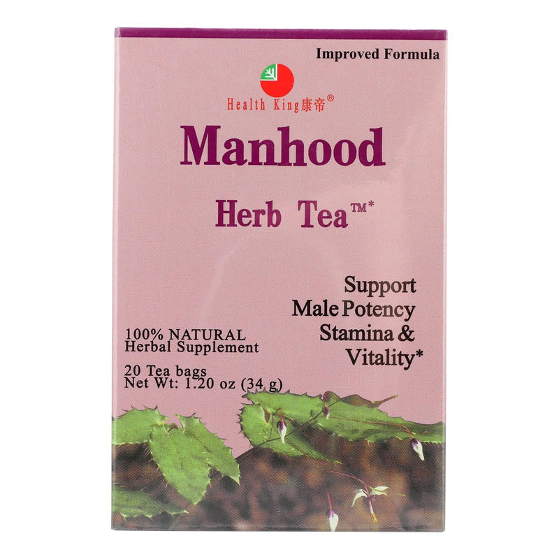 Health King Manhood Herb Tea - 20 Tea Bags - Orca Market