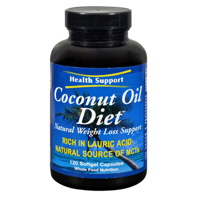 Health Support Coconut Oil Diet - 120 Softgels - Orca Market