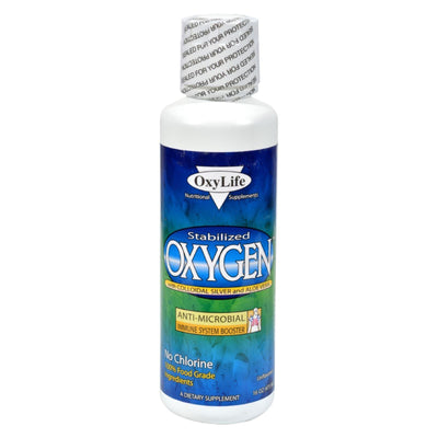 Oxylife Oxygen With Colloidal Silver Plain - 16 Fl Oz - Orca Market