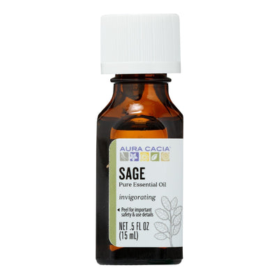 Aura Cacia - Essential Oil Sage - 0.5 Fl Oz - Orca Market