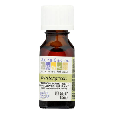 Aura Cacia - Pure Essential Oil Wintergreen - 0.5 Fl Oz - Orca Market