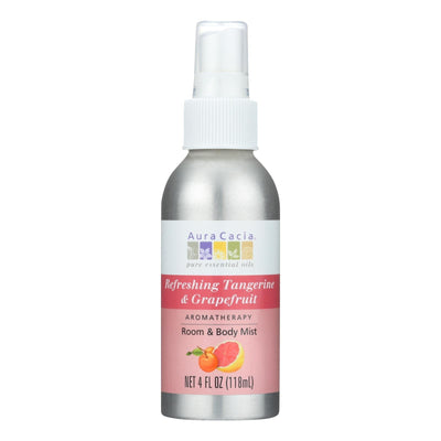 Aura Cacia - Aromatherapy Mist Tangerine Grapefruit - 4 Fl Oz - Orca Market