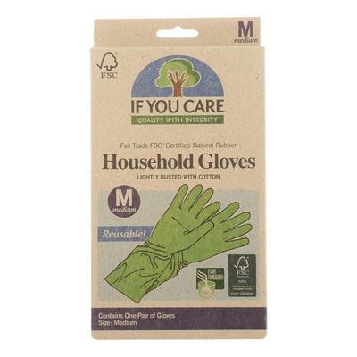 If You Care Household Gloves - Medium - 12 Pairs - Orca Market