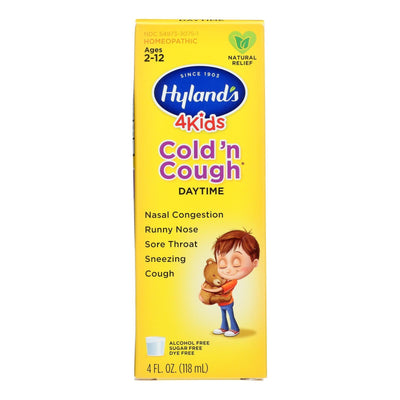 Hyland's Cold 'n Cough 4 Kids - 4 Fl Oz - Orca Market