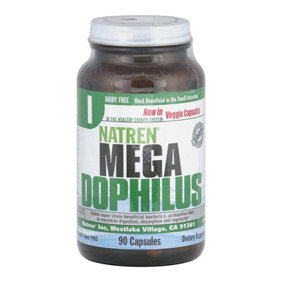 Natren Mega Dophilus Dairy Free - 90 Vegetarian Capsules - Orca Market