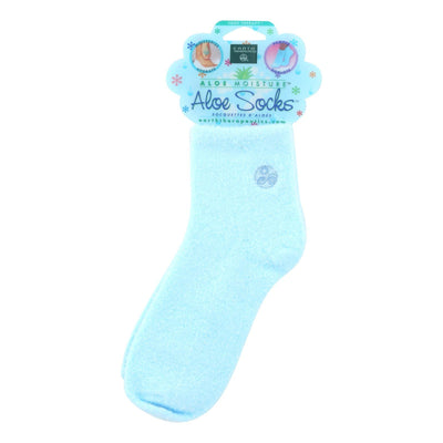 Earth Therapeutics Aloe Socks Blue - 1 Pair - Orca Market