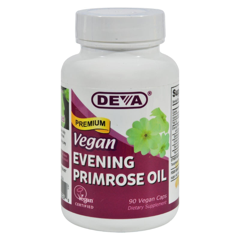 Deva Vegan Vitamins - Evening Primrose Oil - 90 Vegan Capsules - Orca Market