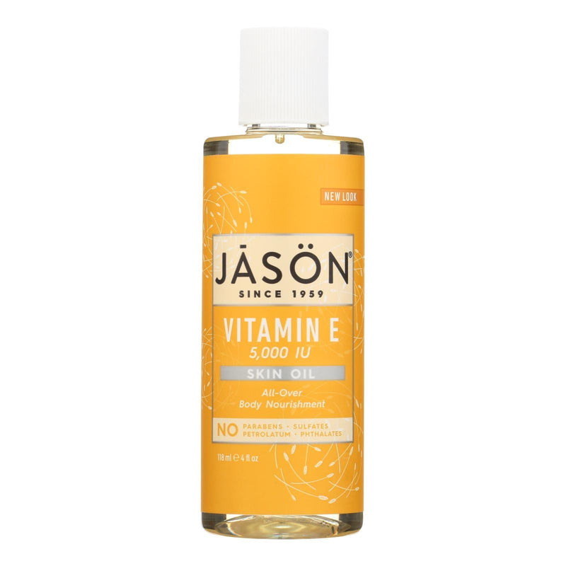 Jason Vitamin E Pure Natural Skin Oil - 5000 Iu - 4 Fl Oz - Orca Market